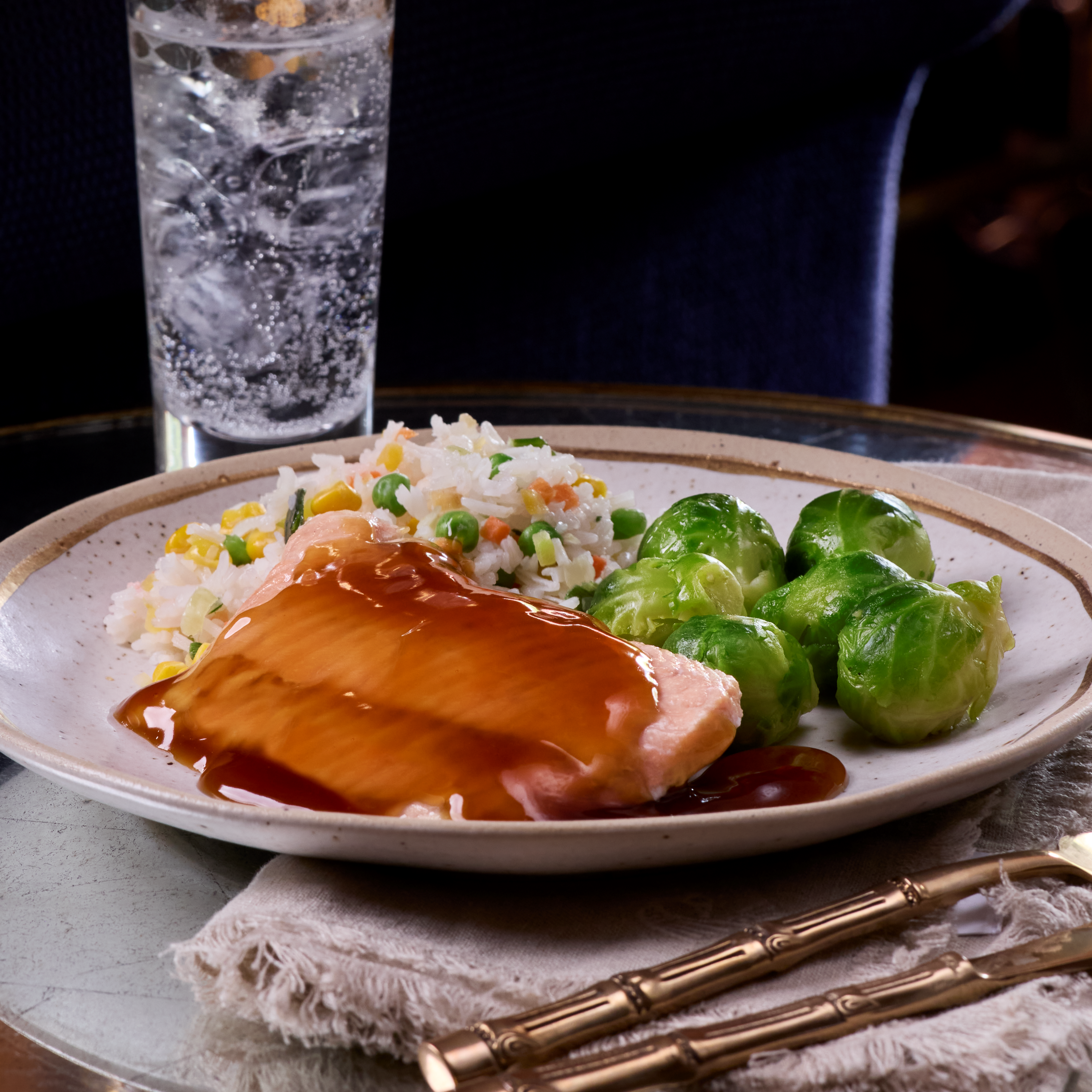 Image of Maple-Flavoured Glazed Salmon