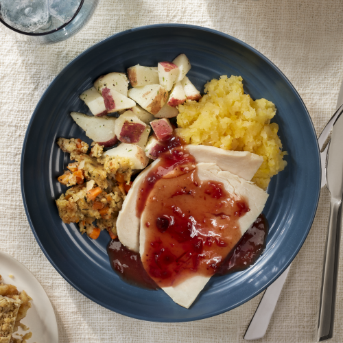 Image of Turkey with Cranberry Orange Sauce