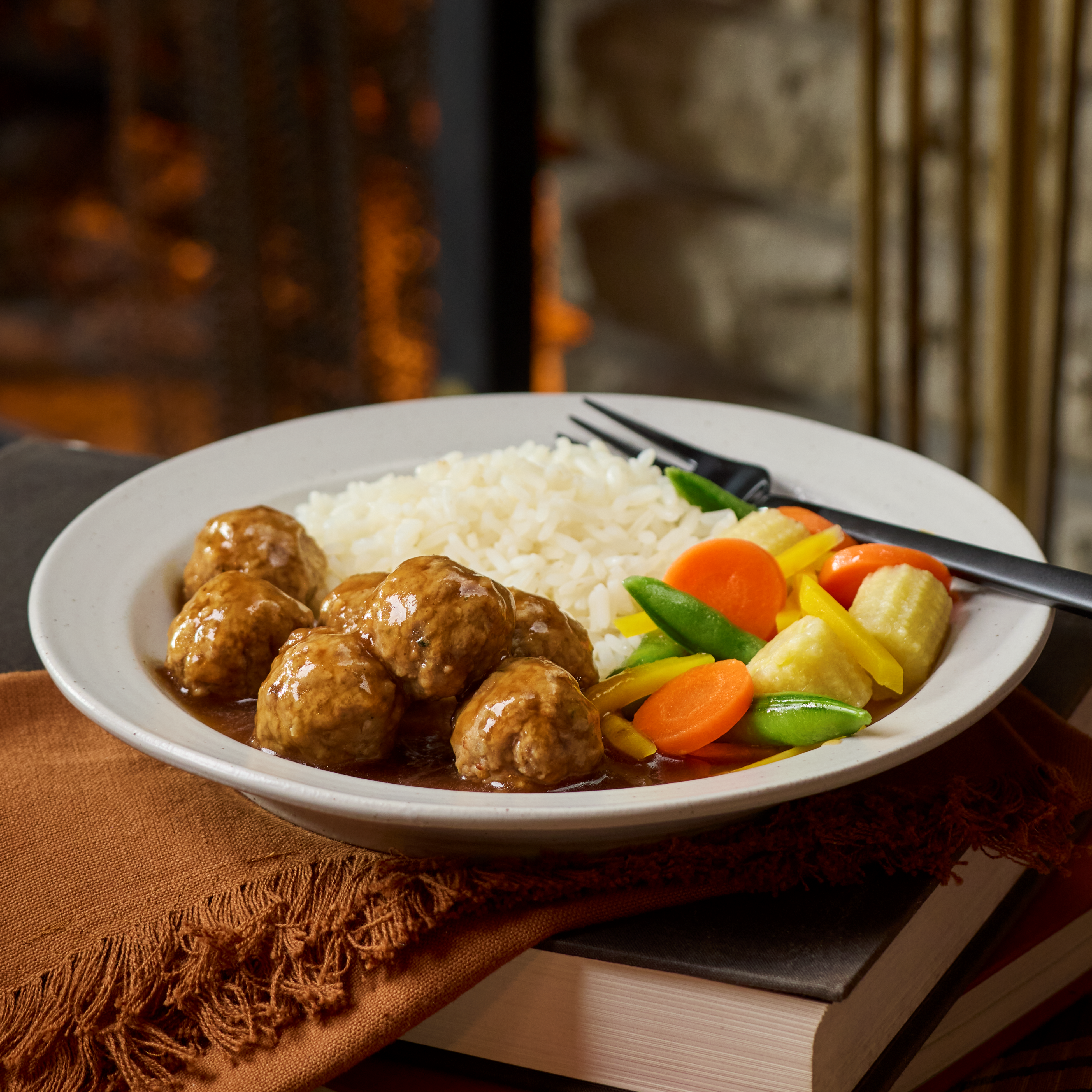 Image of the Honey Garlic Meatballs meal