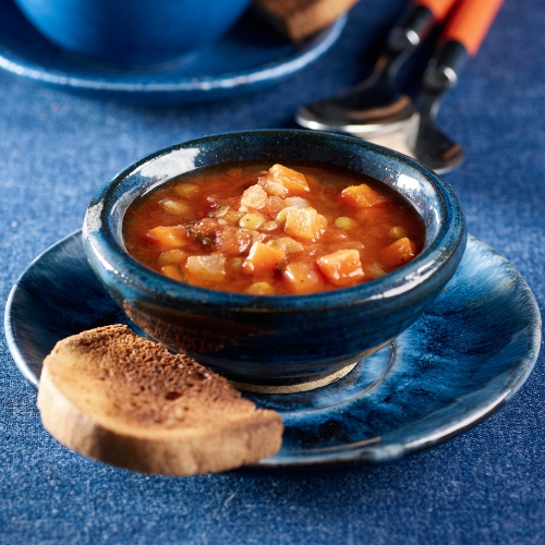 Image of Vegan Lentil Tomato Soup