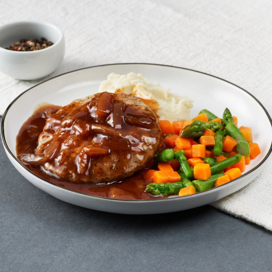 Image of Salisbury Steak with Onion Gravy